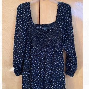 Wild Fable Smocked A-line Swing Dress